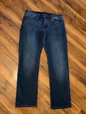 Liverpool Men's Straight Jeans in Dark Blue Wash